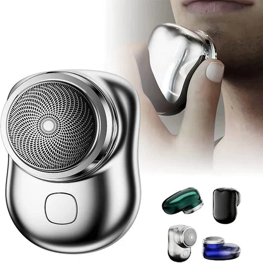 Mini Portable USB Rechargeable Electric Shaver ماكينة حلاقة كهربائية صغيرة محمولة قابلة للشحن عبر